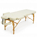 MET Comfort PRO W2 Стол массажный, на буковом каркасе, кремовый