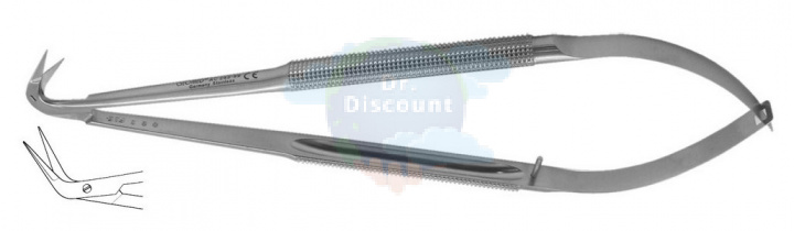 Микроножницы Geomed, угол 60°, длина 17 см