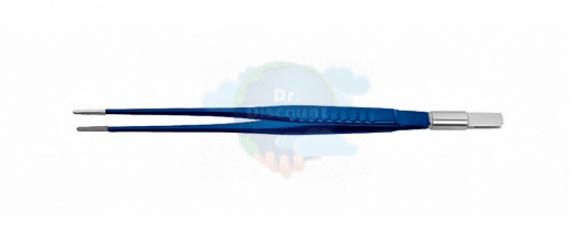 Биполярный пинцет Classic, прямой, наконечник 2.2 мм, тупой, длина 190 мм